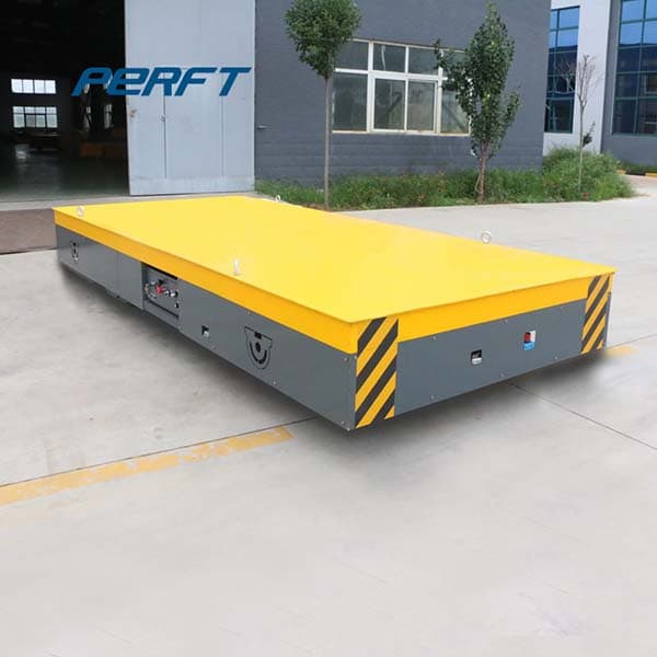 motorized rail transfer trolley with swivel casters 6t